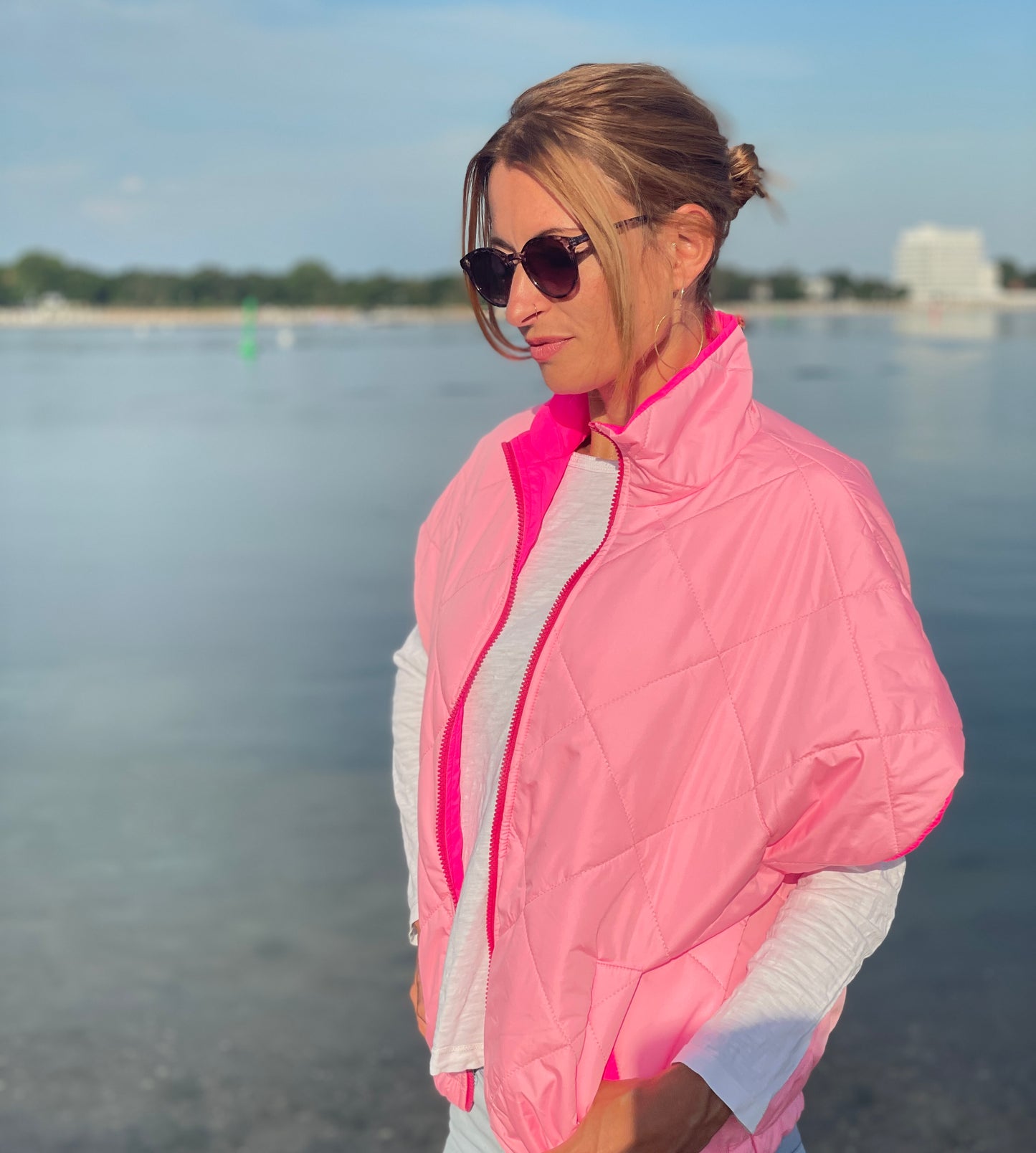 Wendeweste Candy Pink