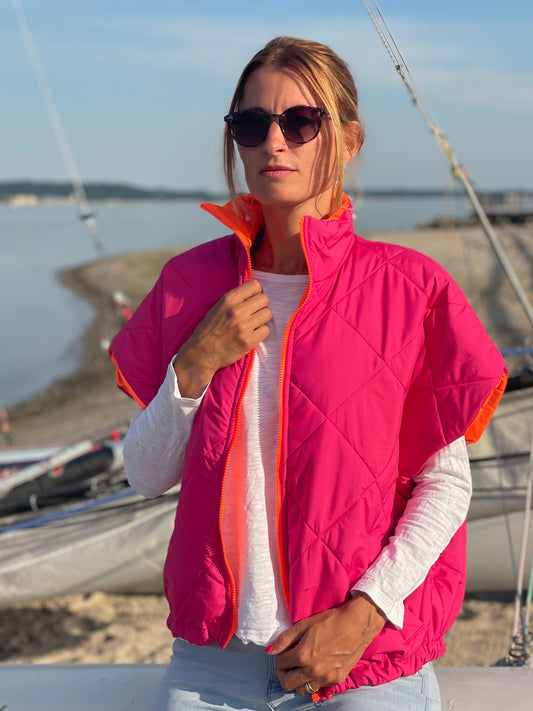 Wendeweste Pink Sunset