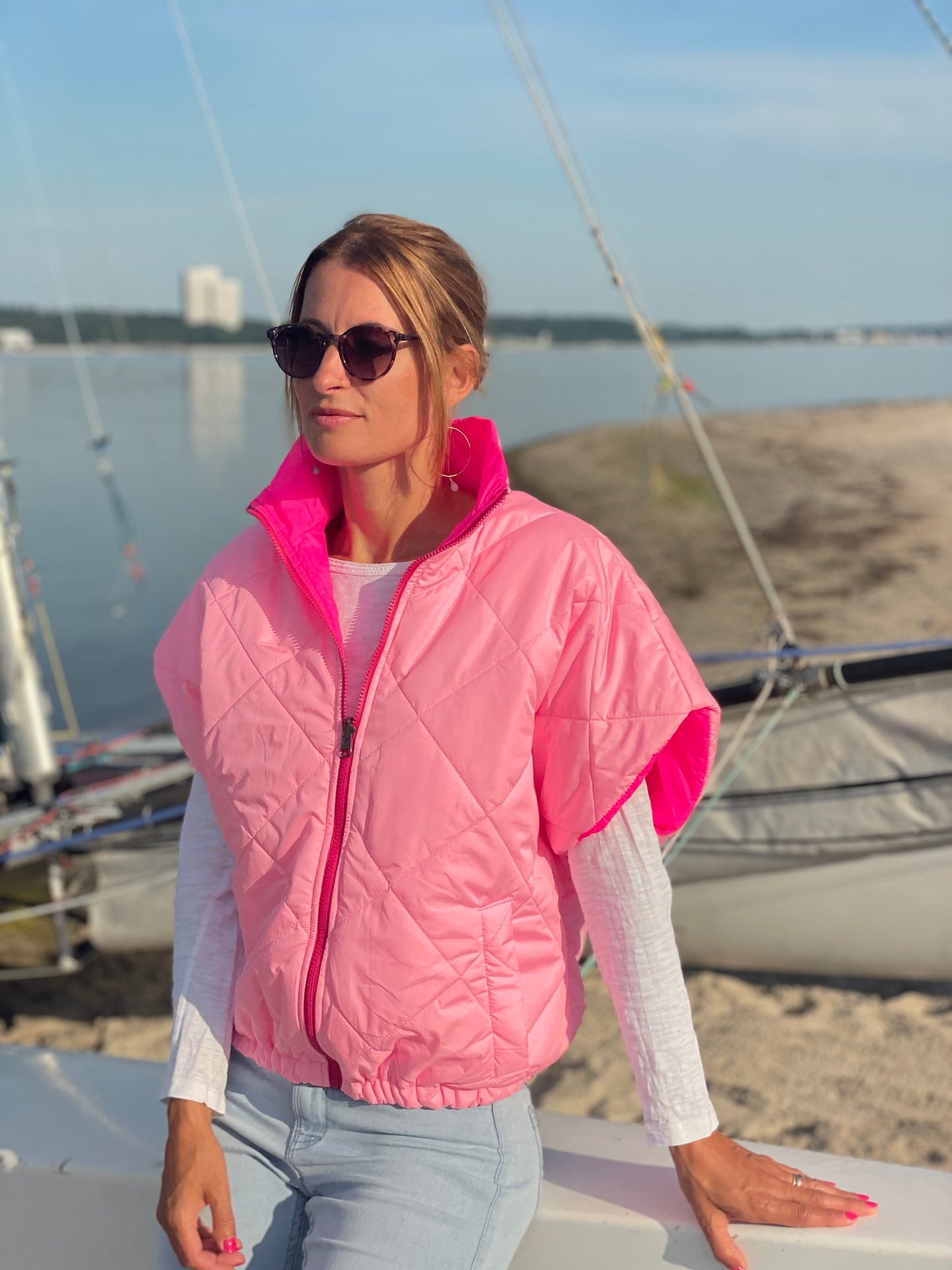 Wendeweste Candy Pink