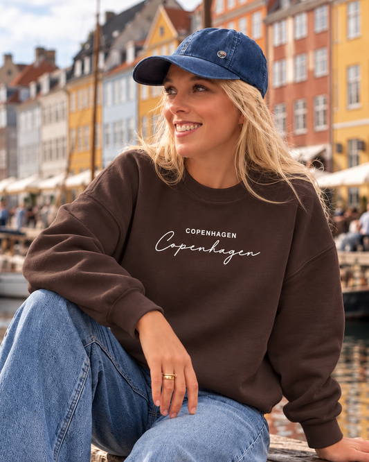 Oversize Sweatshirt Copenhagen – Braun