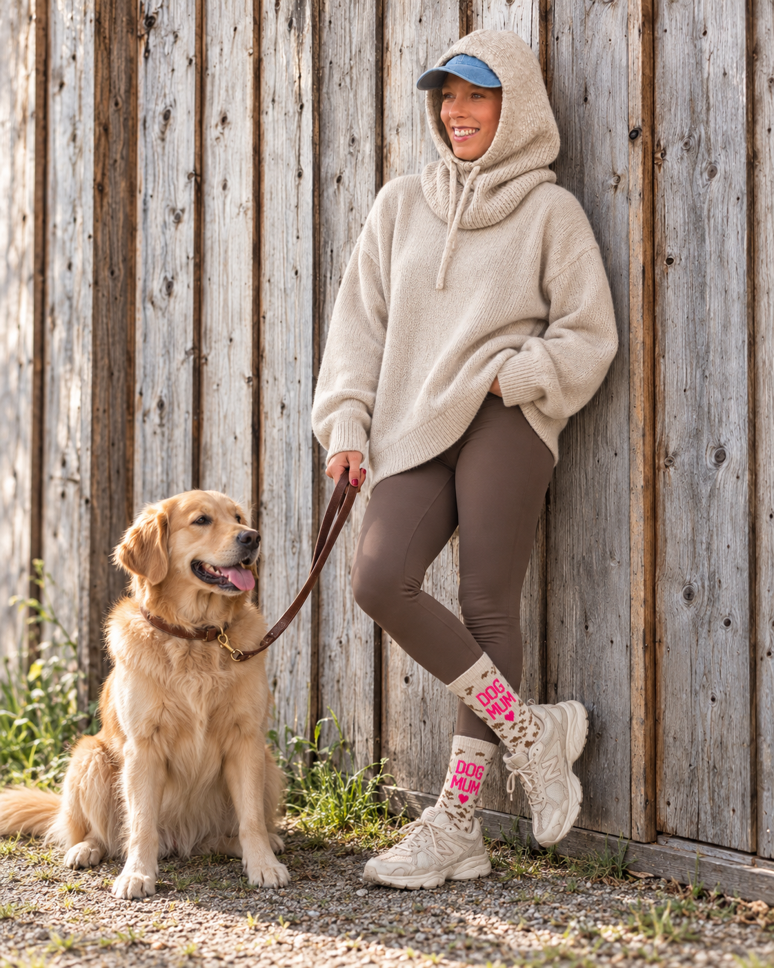 Dog Mum Socken Leo – Pink