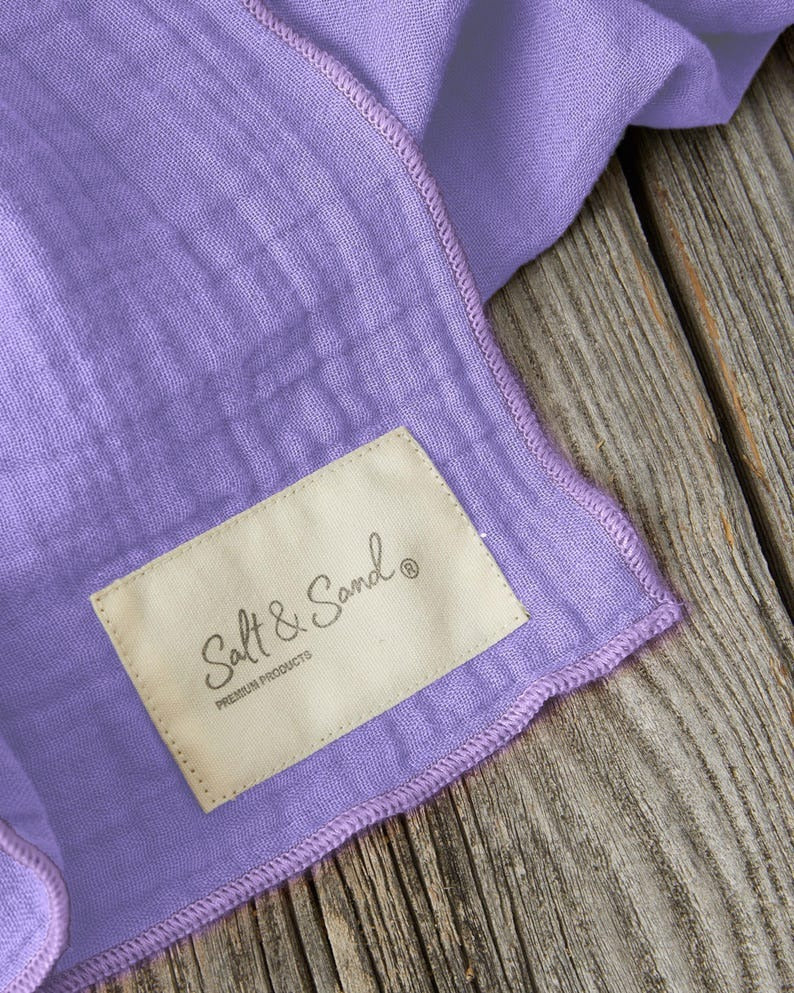 Musselin Schal Damen l Lavendel