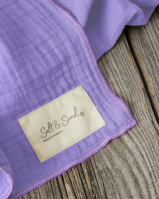 Musselin Schal Damen l Lavendel