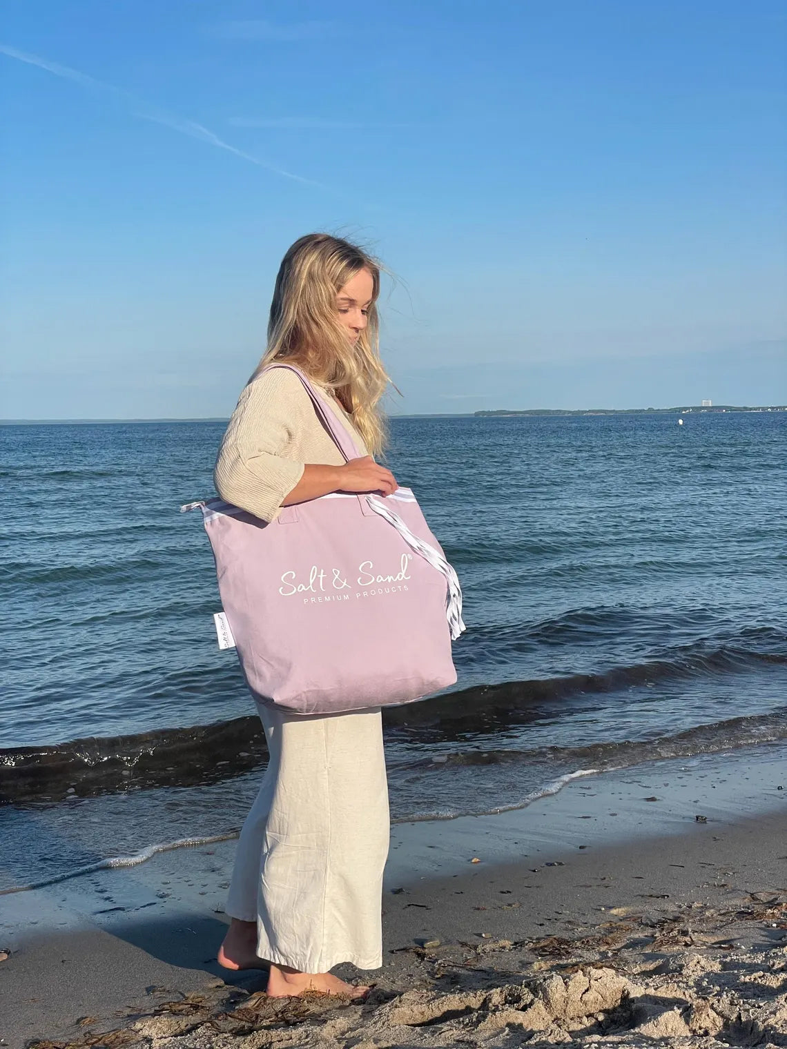 Canvas Shopper Tasche lavendel Salt & Sand