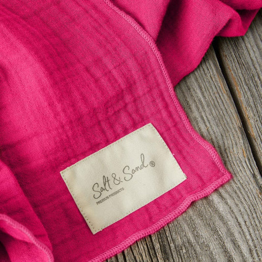 Musselin Tuch Damen l Pink