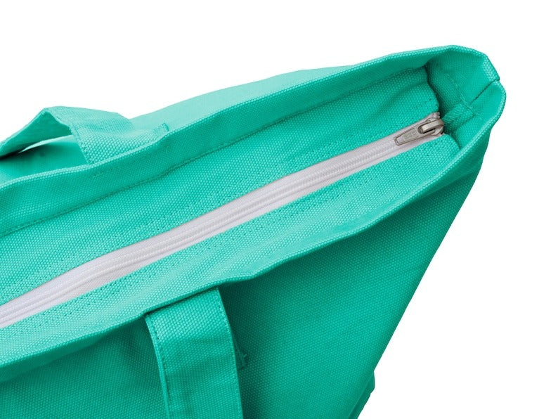 XL Canvas Shopper Strandtasche türkis Cést la sea