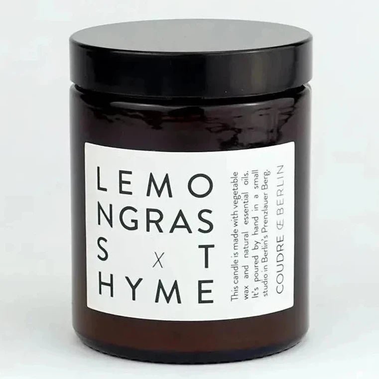 Duftkerze Lemongrass & Thyme – Zitronengras & Thymian