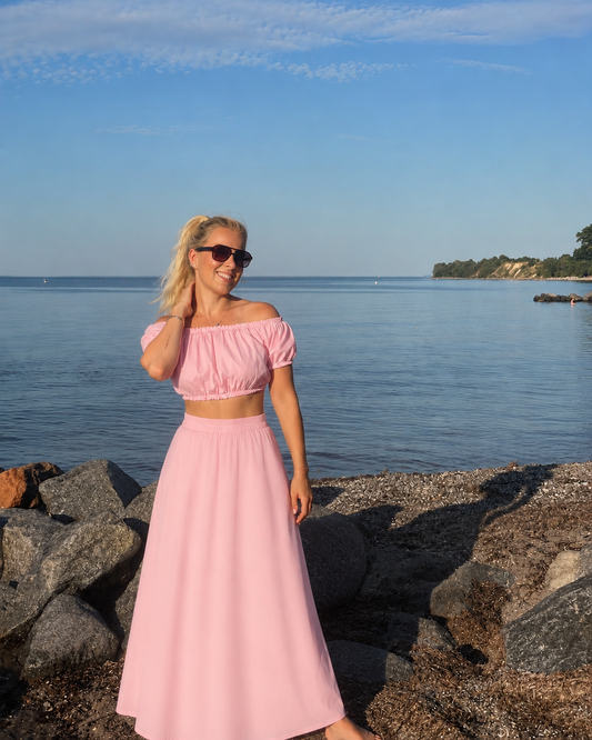 Summer Breeze Set Rock mit Top pink sorbet
