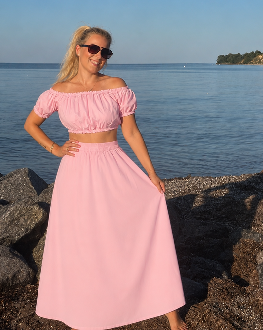 Summer Breeze Set Rock mit Top pink sorbet